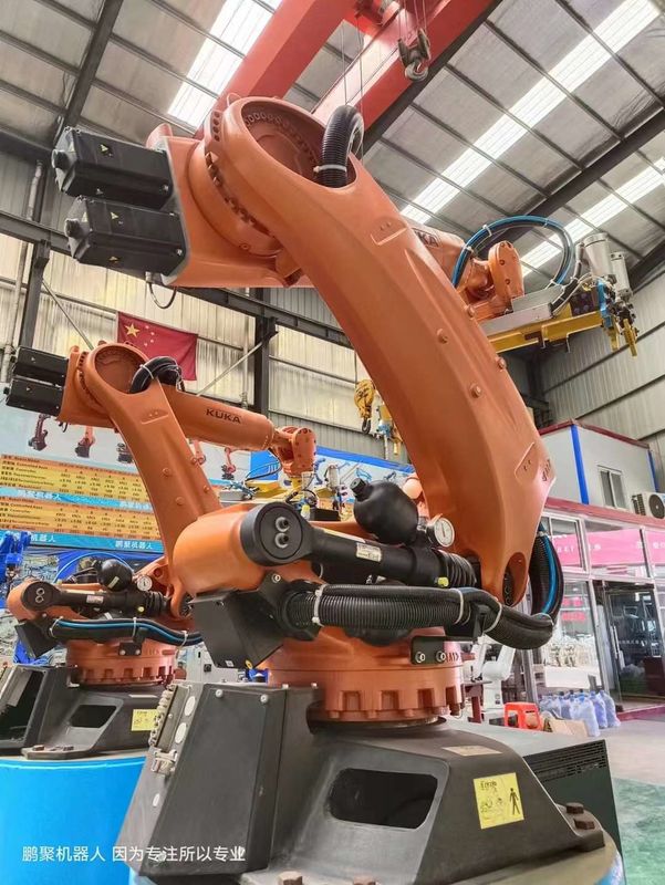 KUKA KR210 R3100 Промышленный робот 6-осевой роботовой руки с 210 кг полезной нагрузки и 0,06 мм повторяемости