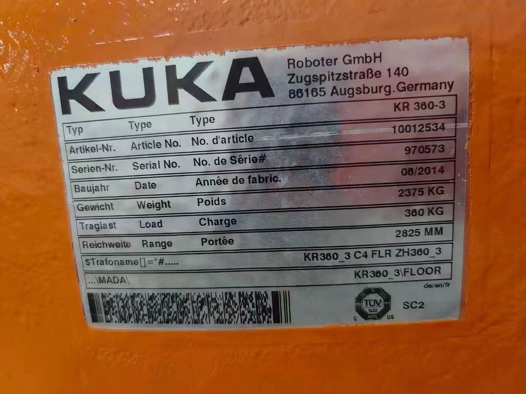Максимизируйте производство с помощью подержанных роботов KUKA KR360-3 и KRC4 контроллер ARC сварка сборка деталей загрузка и разгрузка режущий робот