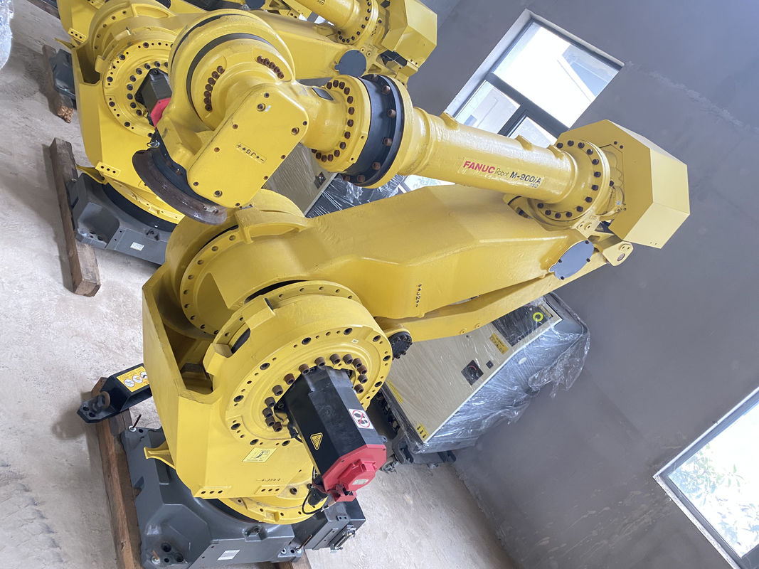 Fanuc M-900iA 350 Использованные роботы 6 Осей 2655mm Reach R30iA Контроллер Идеально подходит для паллетки и многого другого