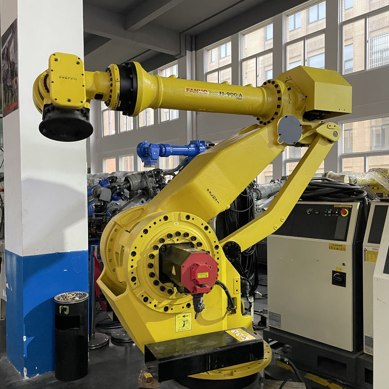 Fanuc M-900iA 350 Использованные роботы 6 Осей 2655mm Reach R30iA Контроллер Идеально подходит для паллетки и многого другого