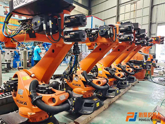KUKA KR210 R3100 Промышленный робот 6-осевой роботовой руки с 210 кг полезной нагрузки и 0,06 мм повторяемости