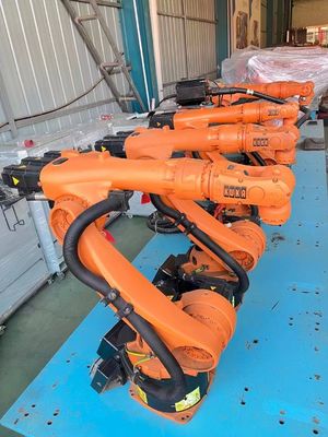 Использованный KUKA KR240 промышленный персонализированный палетовый робот с основными компонентами PLC и протоколом связи DeviceNet