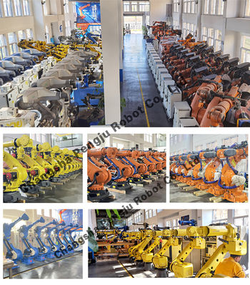 Промышленная сварочная литейная фабрика использует роботов Fanuc M-710iC/50 для обработки мяса